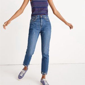Madewell The High-Rise Slim Boyjean in Melbourne Wash 29